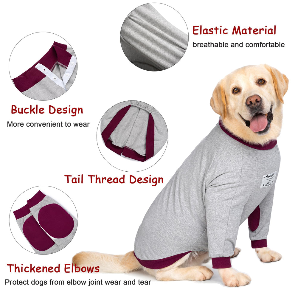 Yeapeeto veste quotidienne chien ideale pour les sorties et activités sans irritations