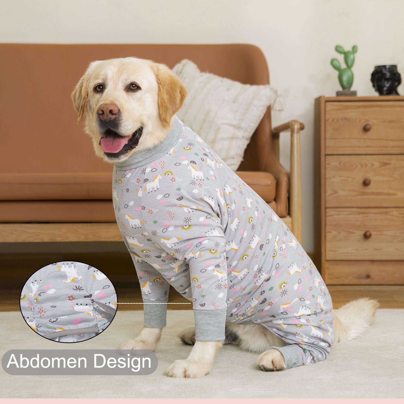 Yeapeeto vetement douceur chien lavable-machine 6XL gris — entretien facile.