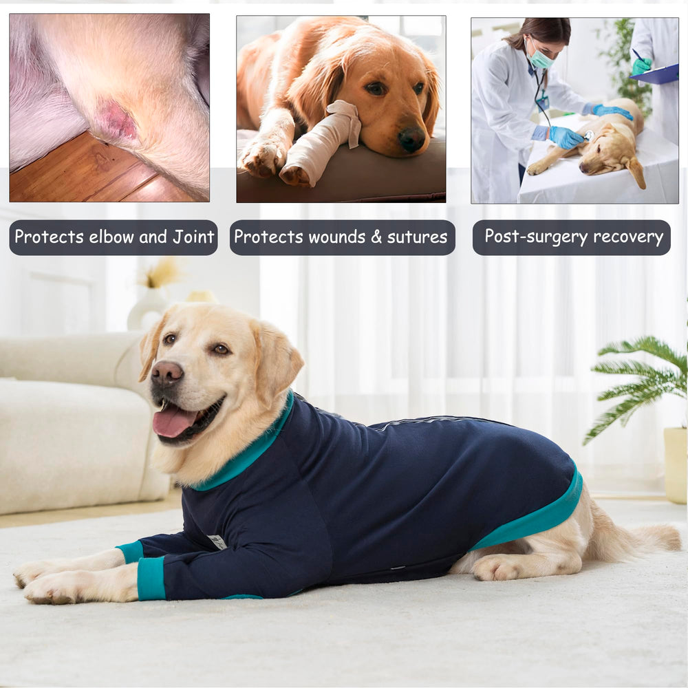 Yeapeeto vêtement quotidien chien, confort et protection des coudes.