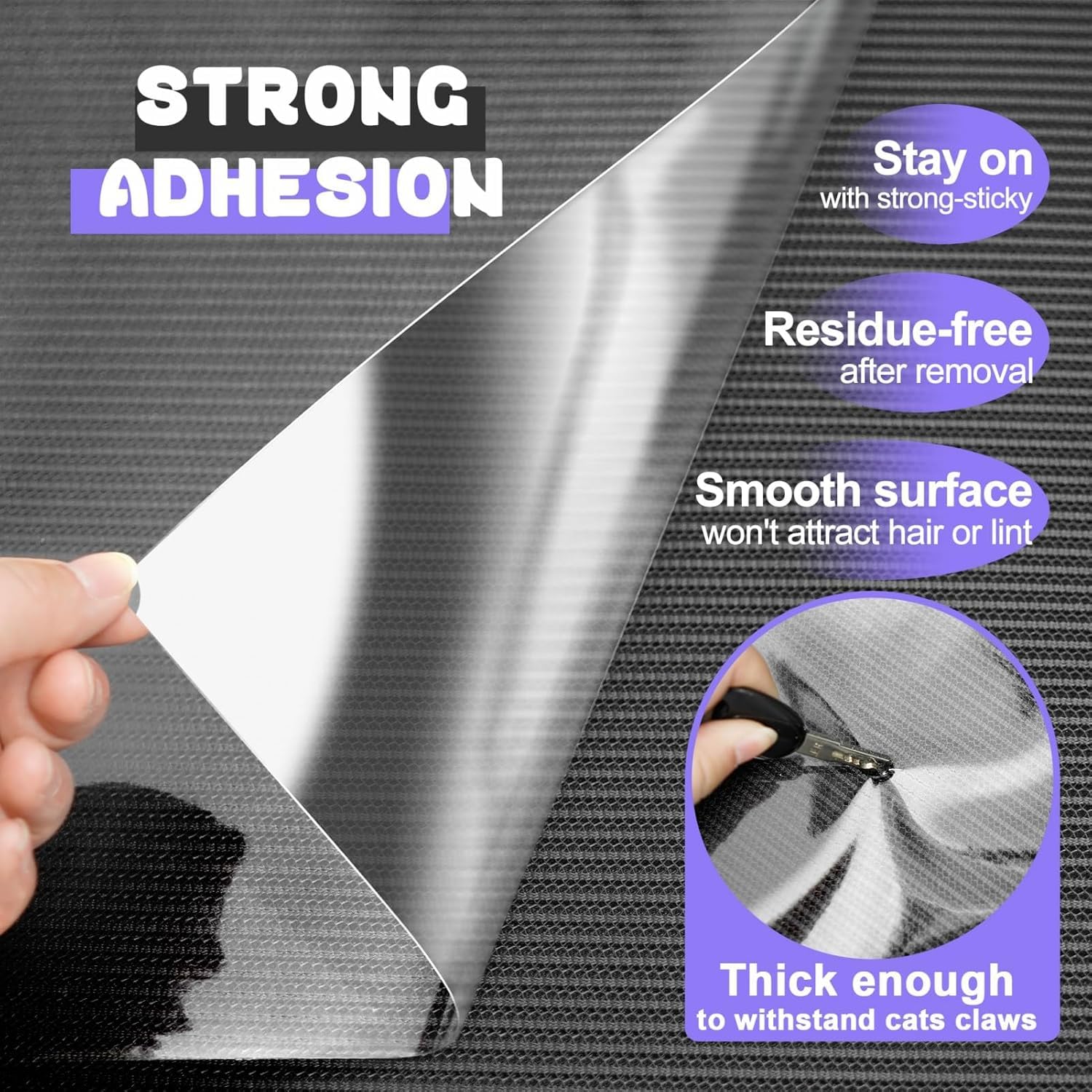 Yeatem protection-meuble-durable-adhesive offre une adhérence fiable.