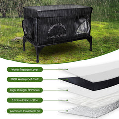 Yeatruojeet toit-impermeable-500d: protection contre pluie et neige.