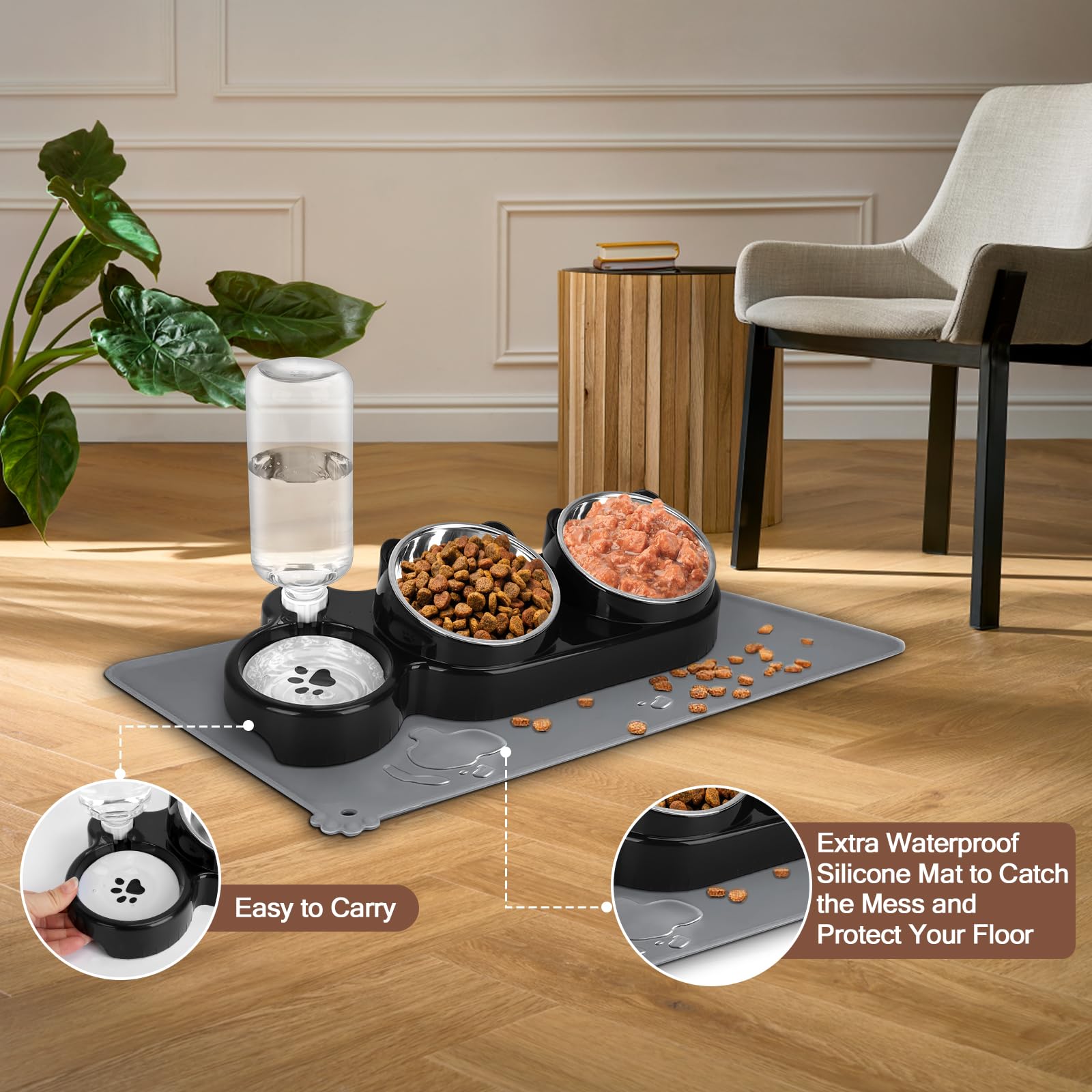 Bols inox YECERCAN faciles à nettoyer et durables