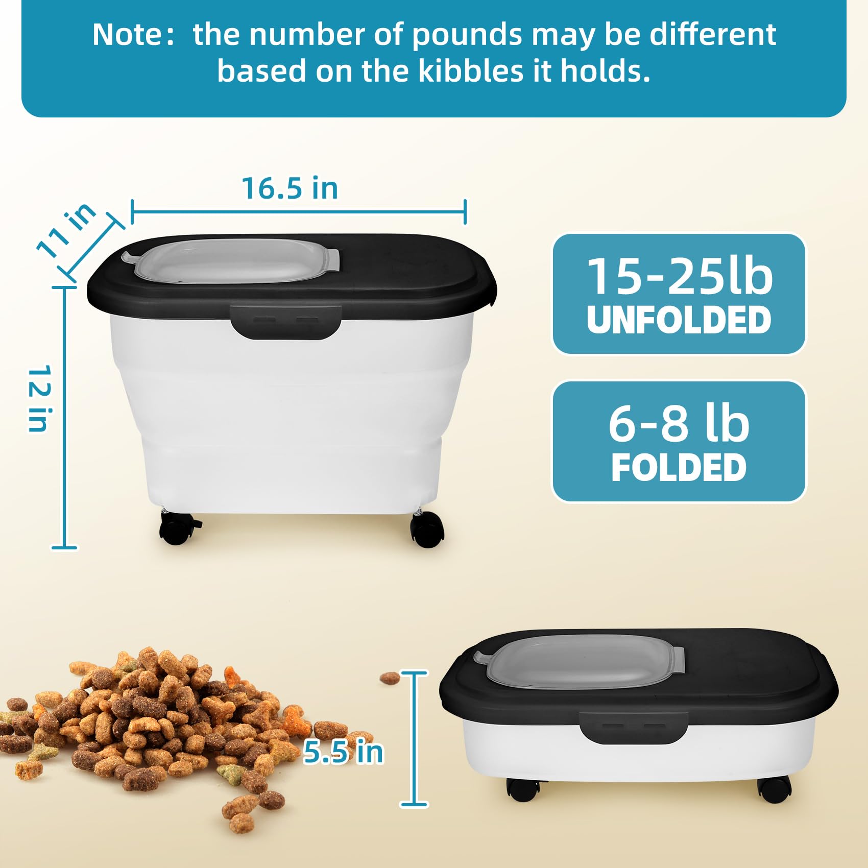 Couvercle étanche YECERCAN avec joint silicone protège l’alimentation