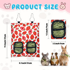 Crochets métalliques YedsIntu pour accrocher le sac sur la cage.