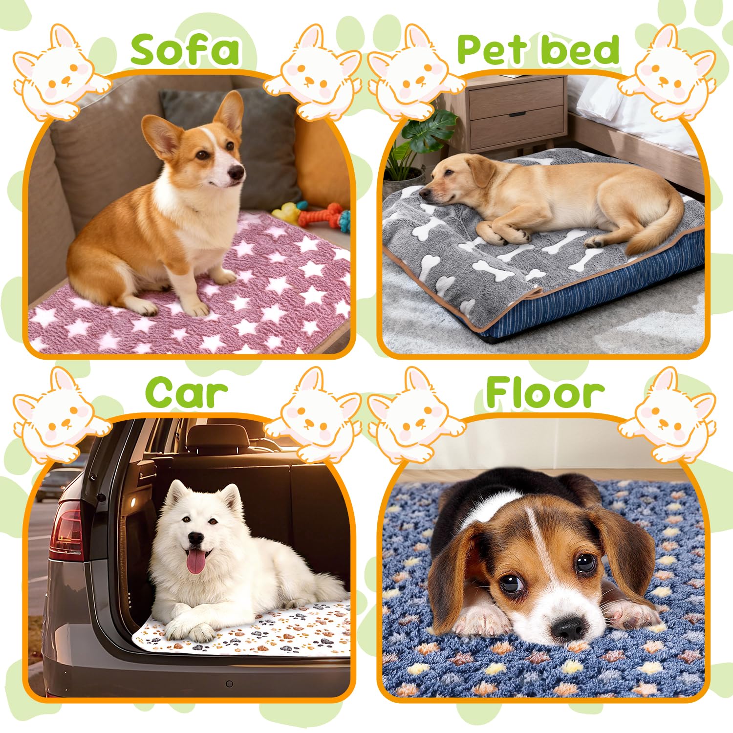 Trois tailles disponibles, YedsIntu convient petits, moyens et grands chiens.