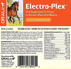 DAONEG Pâte électrolytique pour chevaux — seringue 34 g pour dosage précis.