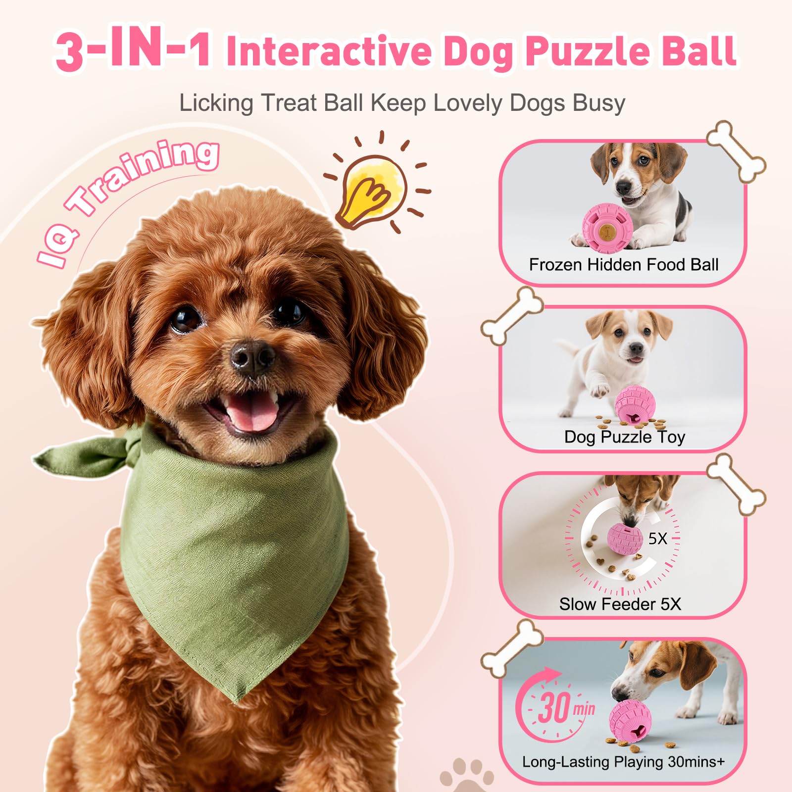 Kit bricolage YEENER avec moule glace, personnalise les friandises pour votre chien.
