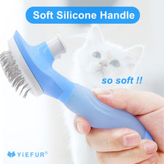 YiEFUR brosse-chat-massage-doux offre un massage agréable et douceur perceptible.