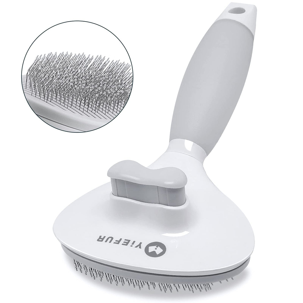 Brosse YiEFUR pour chats — poils longs, démêlage en douceur et massage relaxant