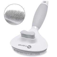Brosse YiEFUR pour chats — poils longs, démêlage en douceur et massage relaxant