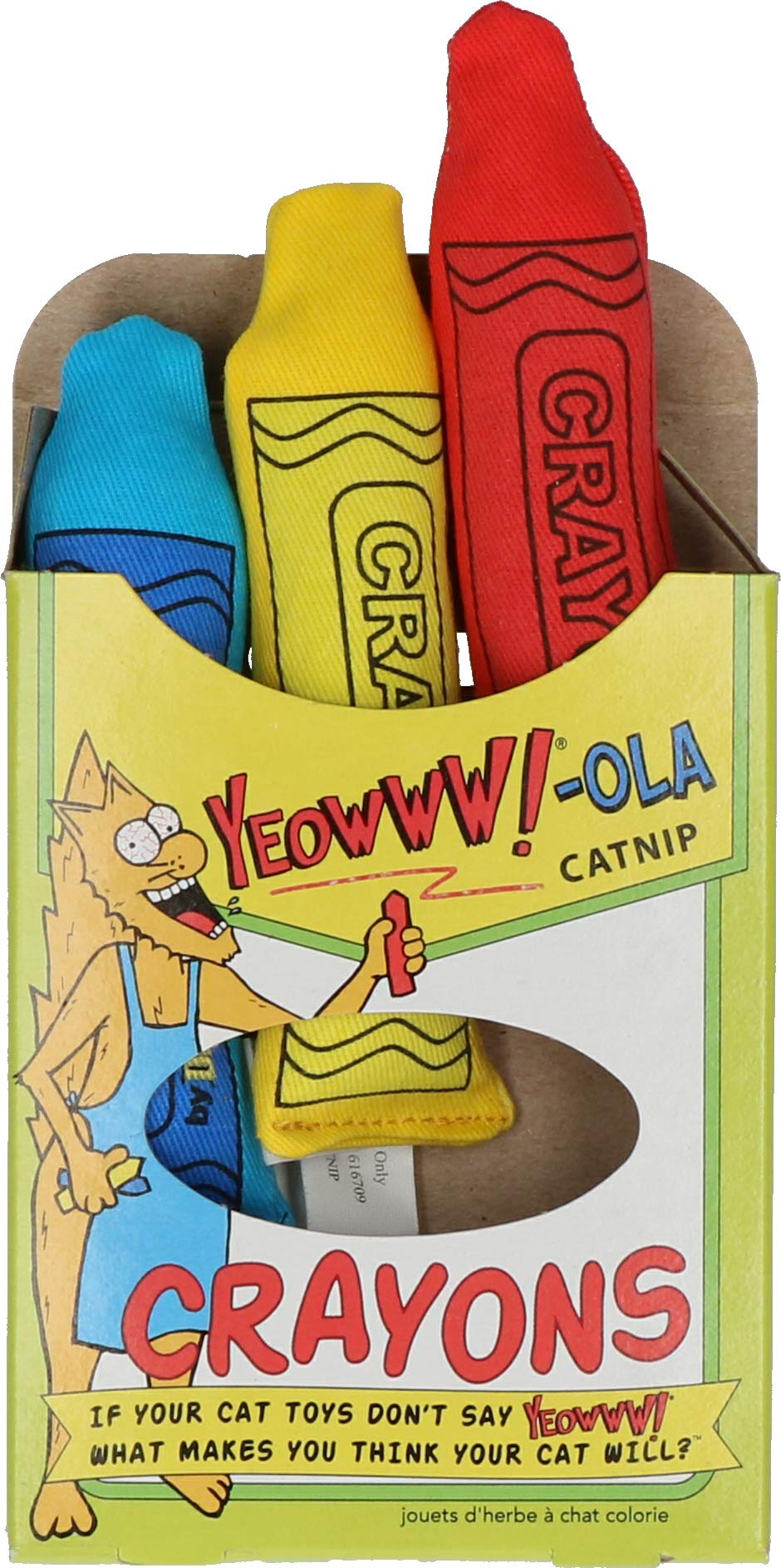 YEOWWW! Catnip Crayon 100% organique: contenu naturel sans additifs.