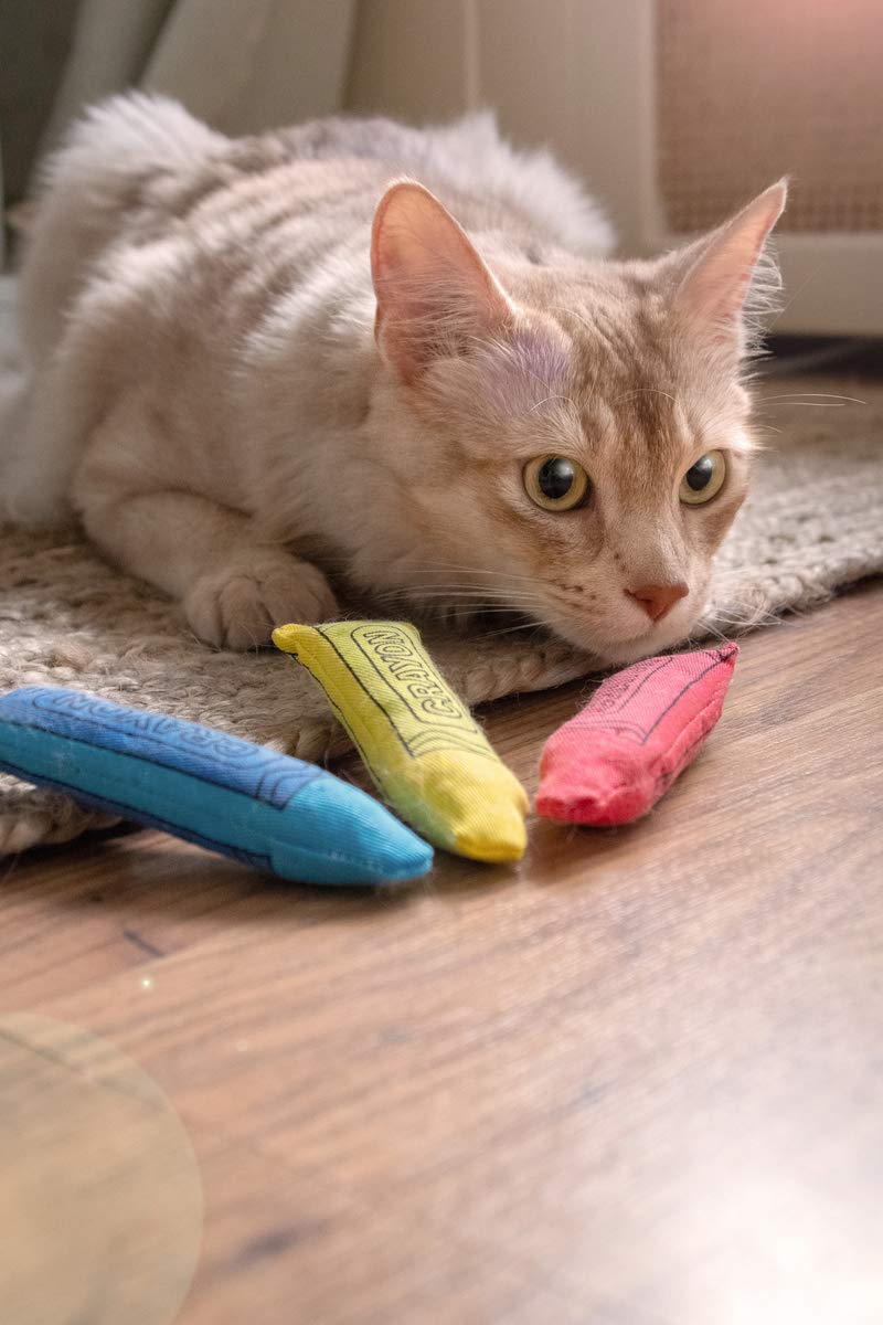 YEOWWW! Catnip Crayon coton-twill durable: matériau robuste pour sessions intenses.