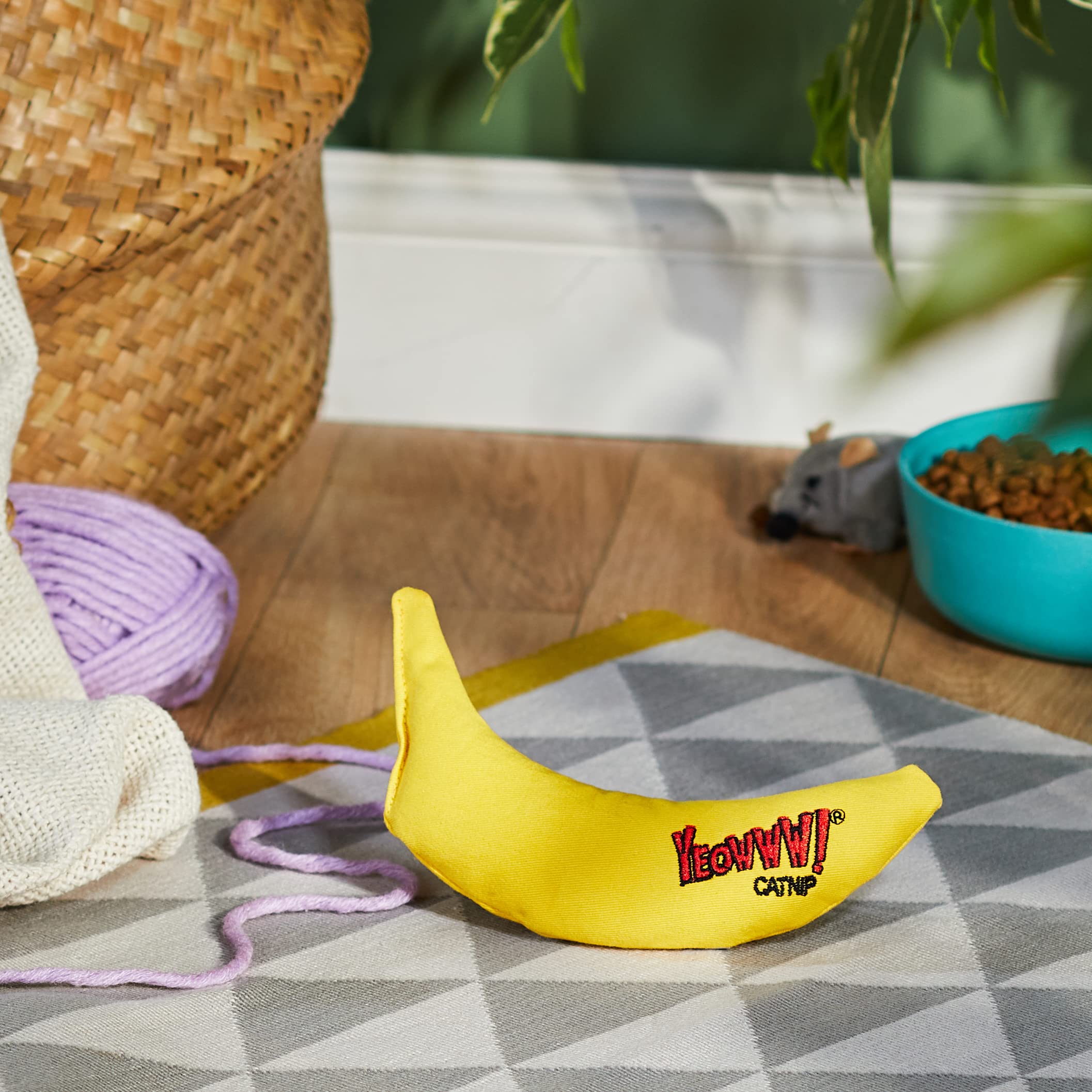 Yeowww! banane-jaune: texture variée pour amusement quotidien.