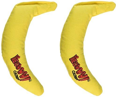 Jouet banane Yeowww parfait pour divertir votre chat avec la cataire naturelle