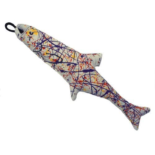Le Poisson Pollock de Yeowww! en main, prêt pour des sessions interactives.