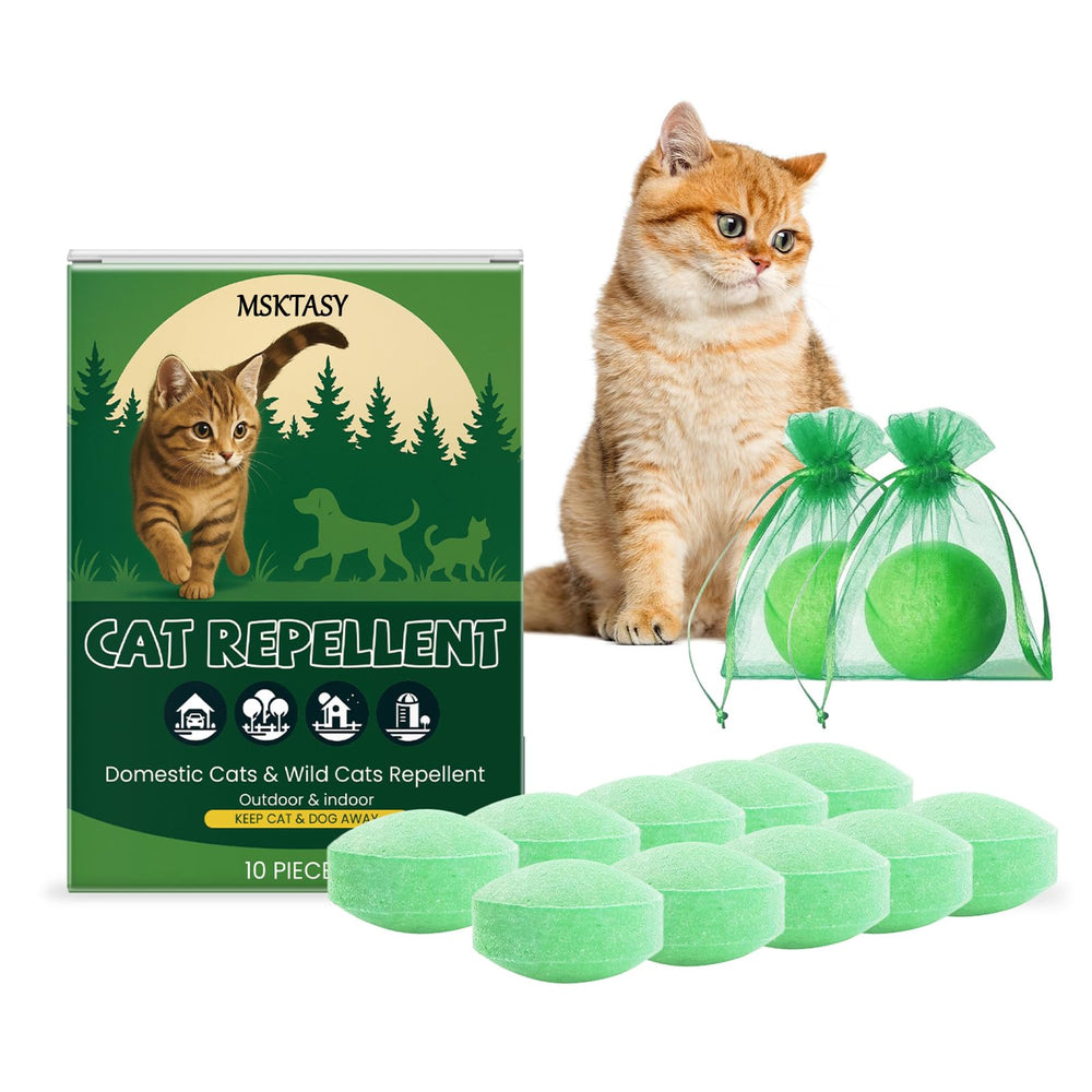Balles répulsives YERBAFI pour l'extérieur éloignant les chats du jardin.