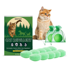 Balles répulsives YERBAFI pour l'extérieur éloignant les chats du jardin.
