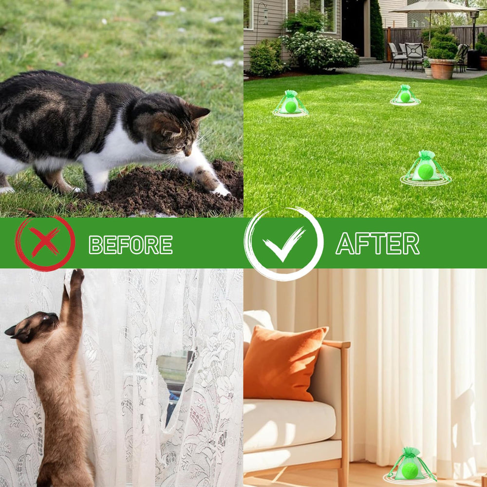 Balles répulsives YERBAFI pour l'intérieur préservent meubles et tapis.