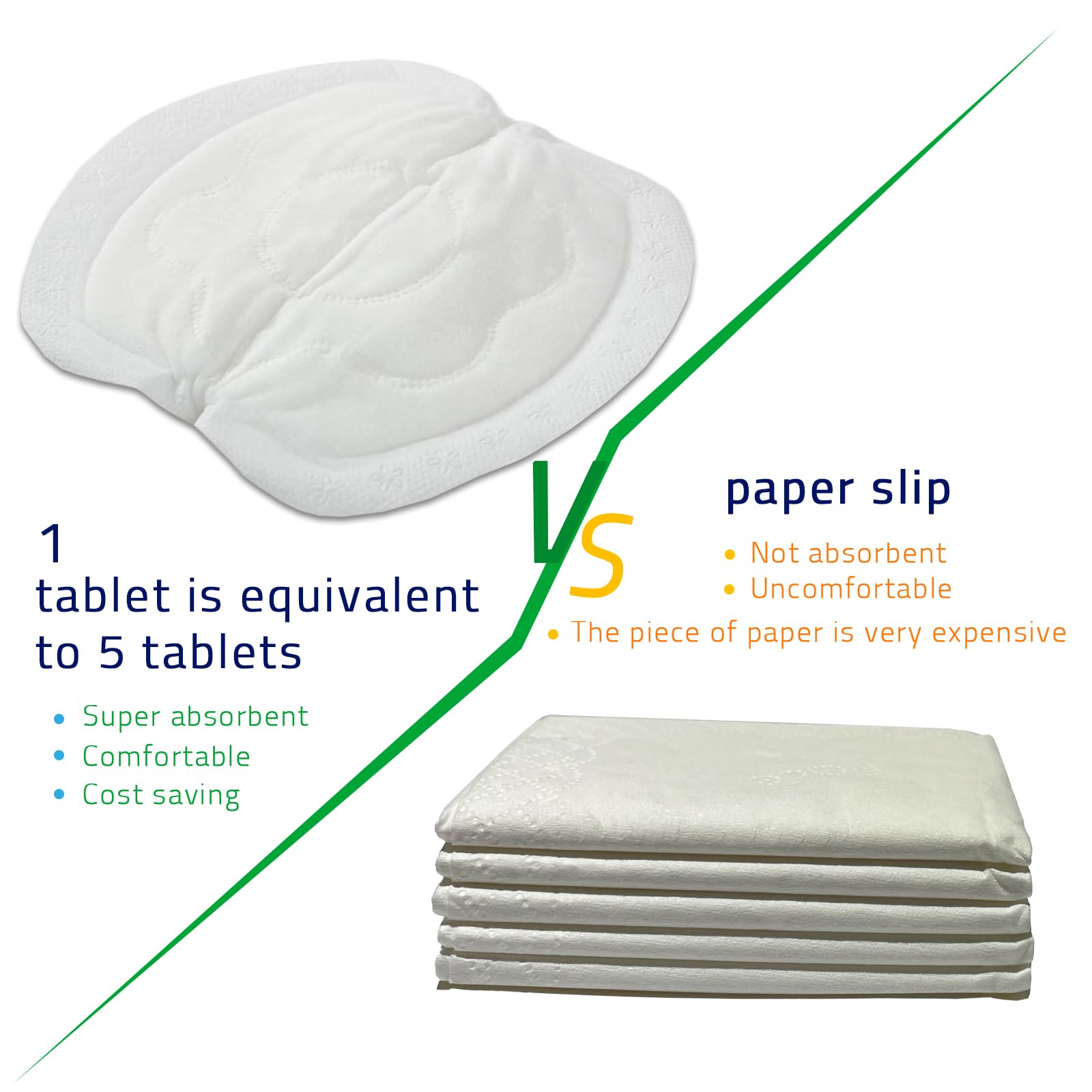 Yesito: stockage facile des packs pour renouvellement simple.