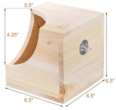 Yesland habitat-petits-animaux-bois-naturel: habitat sain et naturel pour petits animaux.
