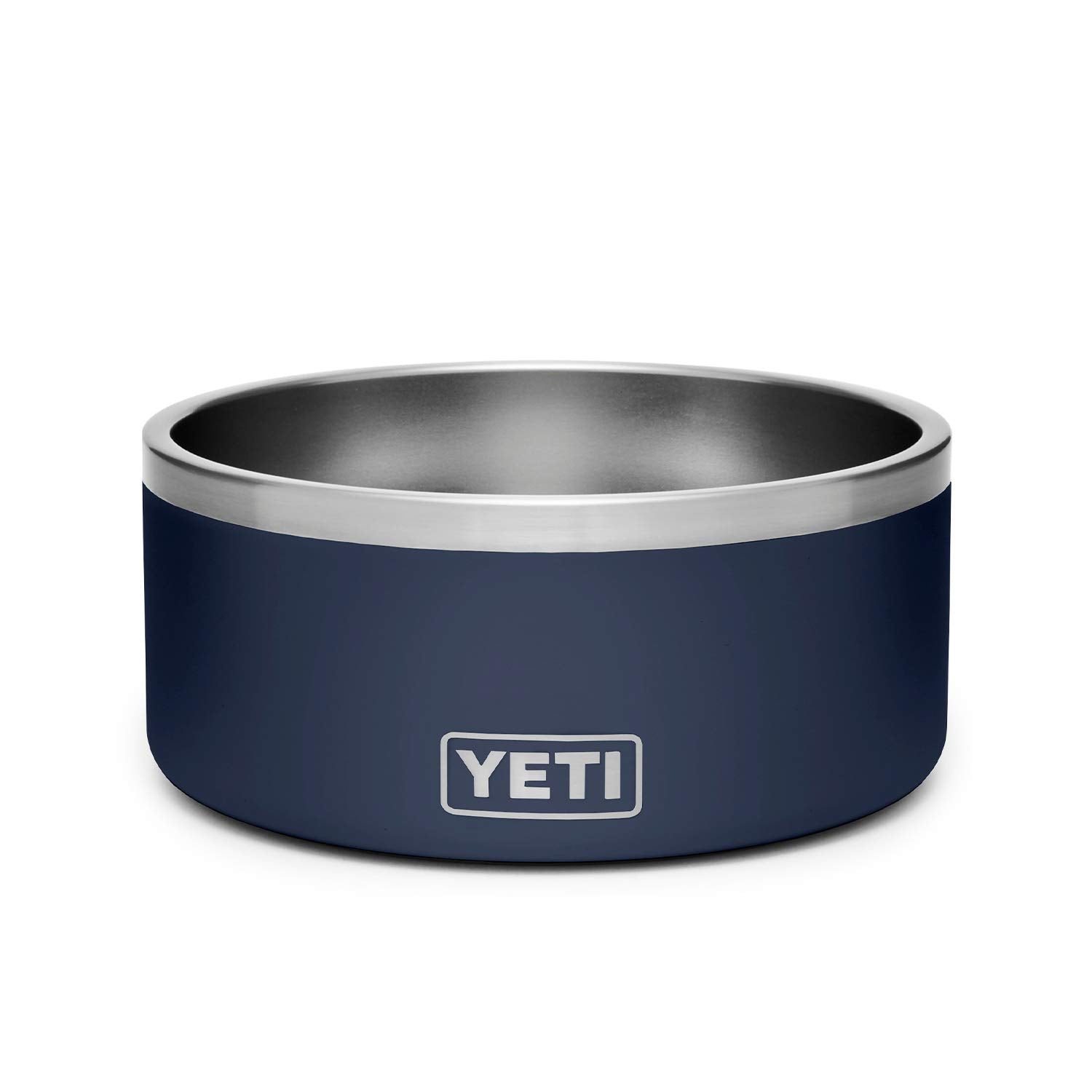 Bol YETI Boomer 8 en inox bleu nuit pour chien, hydratation fiable.