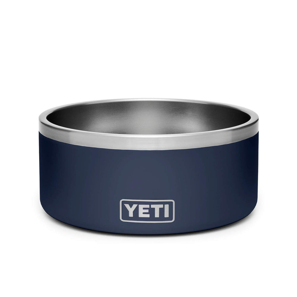 Bol YETI Boomer 8 en inox bleu nuit pour chien, hydratation fiable.