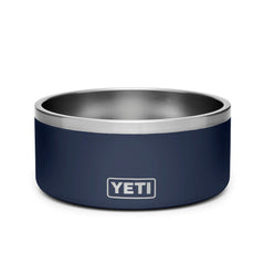 Bol YETI Boomer 8 en inox bleu nuit pour chien, hydratation fiable.