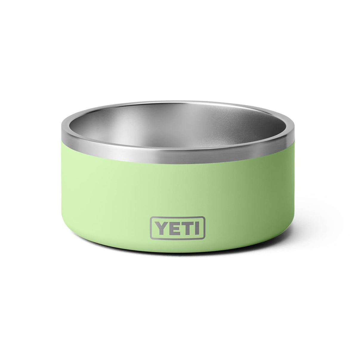 Gamelle YETI Boomer 8 en inox couleur Key Lime, grande capacité pour croquettes et eau.