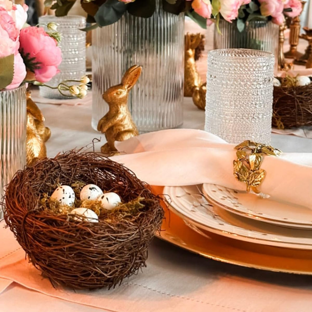 Nid en rattan naturel YEUQWJ, léger et durable pour vos décorations.
