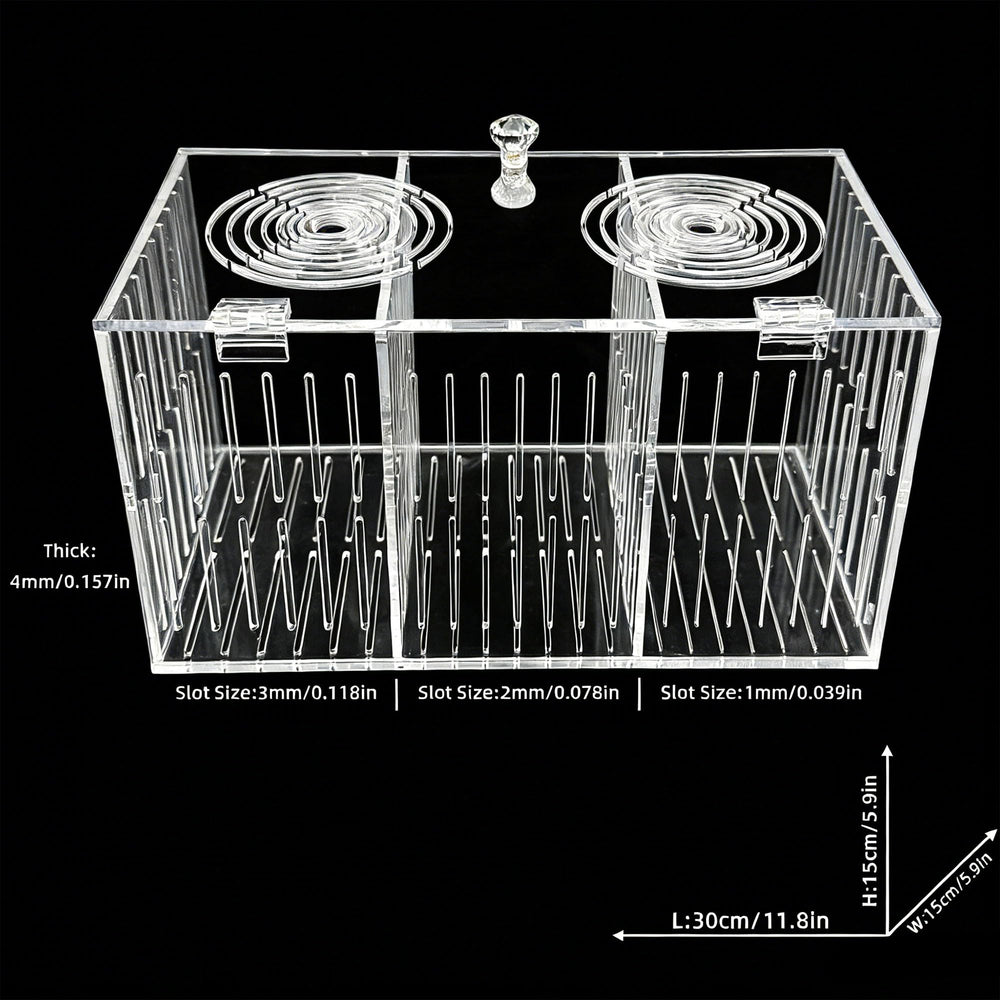 YHaurorise Boîte isolation Aquarium protège les poissons lors de l acclimatation