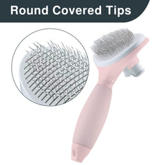 YiEFUR brosse – manche en gel anti-glisse pour un grooming confortable.