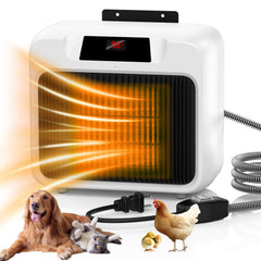 Yiabivo chauffage pour maison d animaux avec thermostat assure une chaleur confortable.