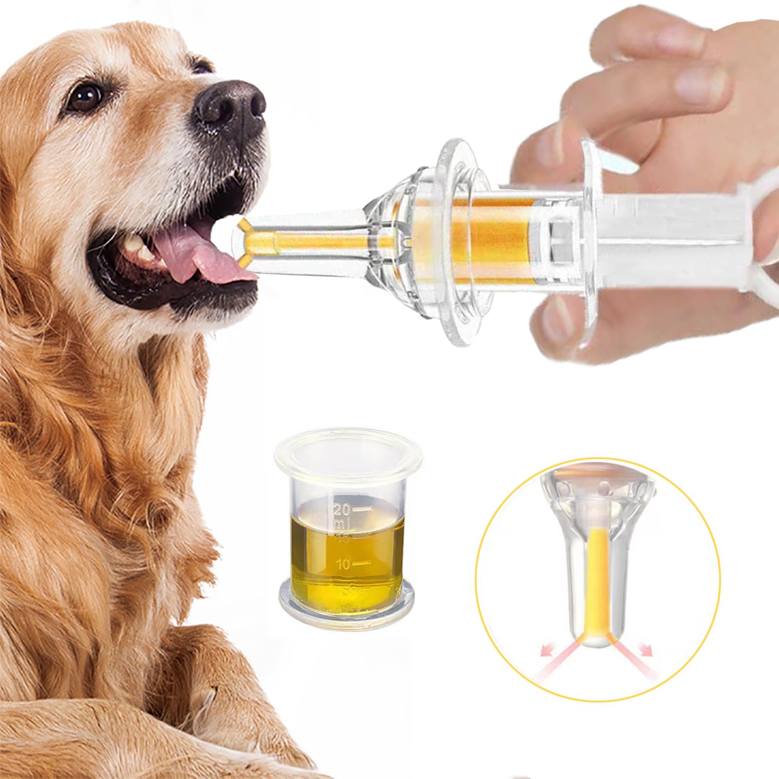 Kit d'alimentation liquide YIBIKEHO, pratique et sûr pour nourrir chiens et chats