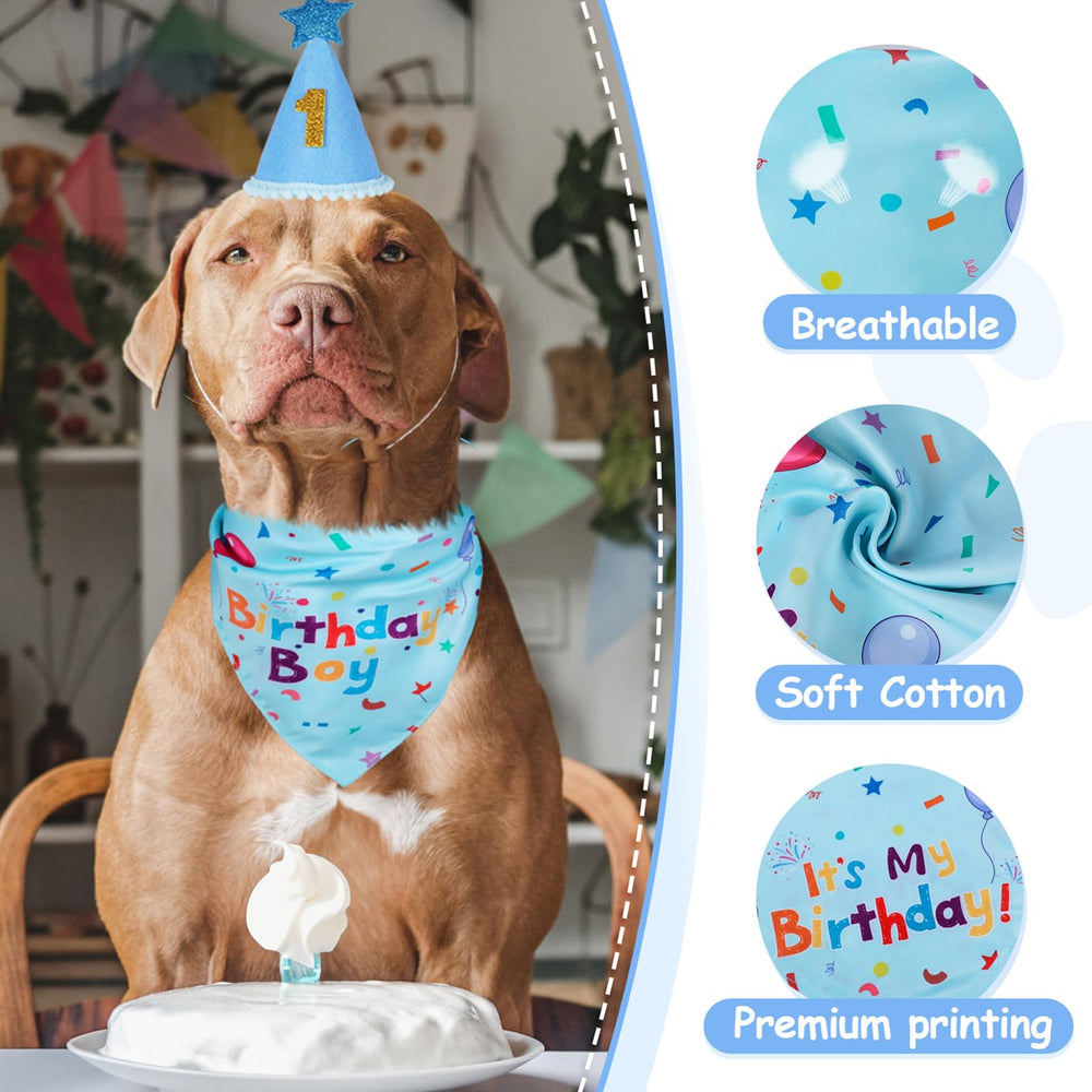 Bandana chien taille jusqu'à 29 pouces, Yicostar, réglable et sûr.
