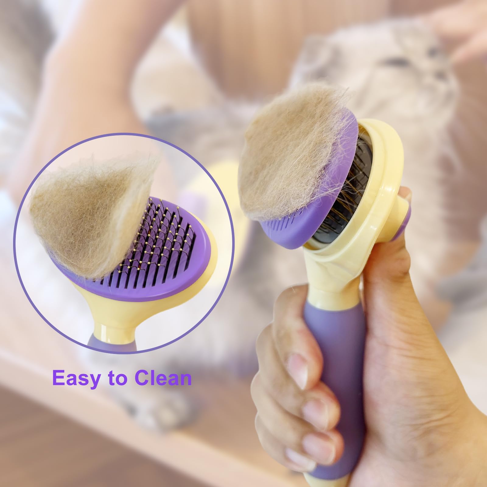 YiEFUR brosse chat cadeau parfait pour les amoureux des chats.