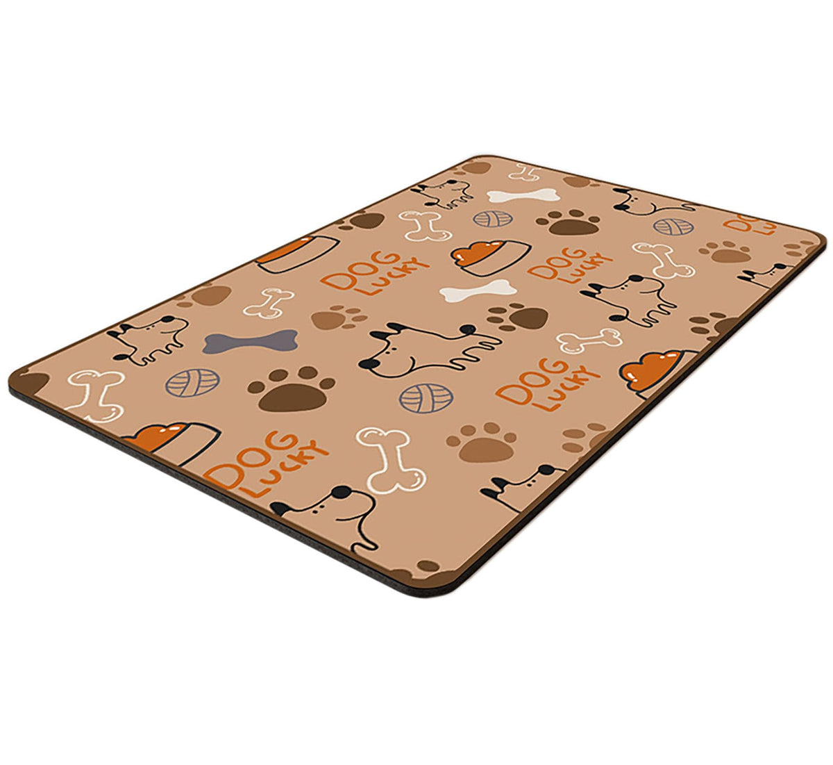 Tapis d'alimentation YIKANGHENG pour animaux, grand format, anti-dérapant et étanche.
