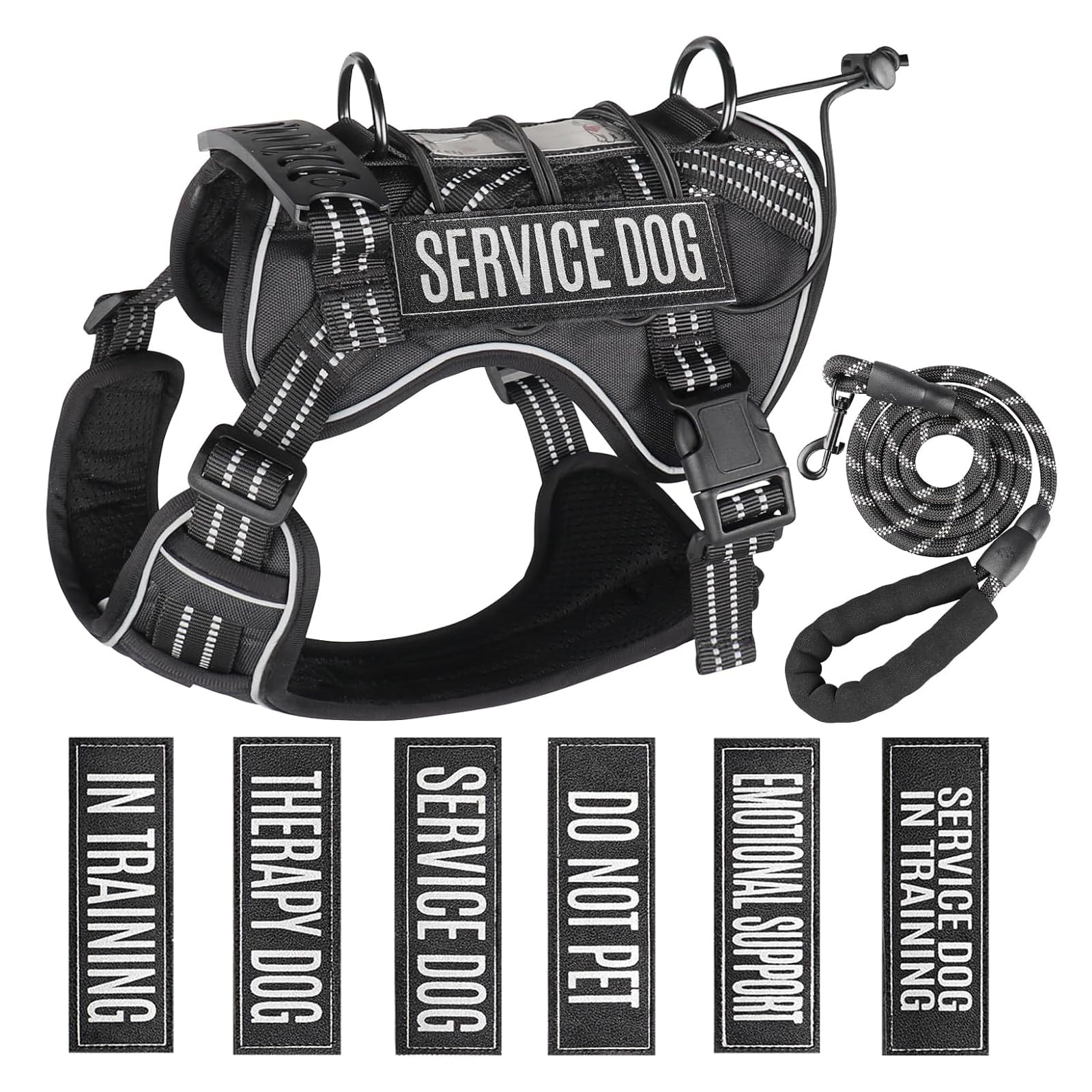 Harnais tactique Yimeis pour chien, grande taille, confort et sécurité lors des sorties.