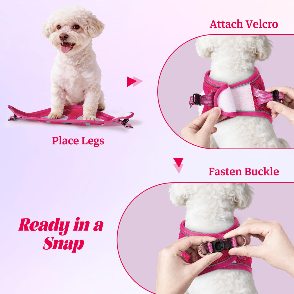 Harnais YIMEIS disponible en toutes tailles pour petits et grands chiens.