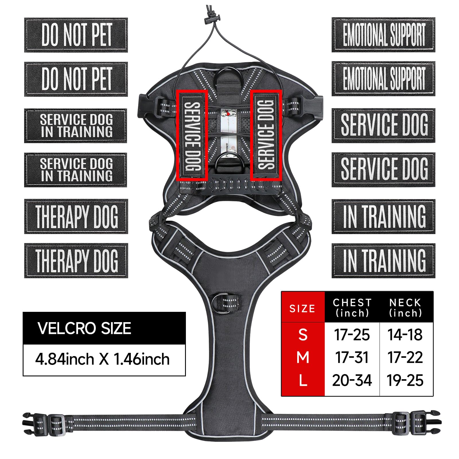 Système Molle yimeis pour chien, expansion d'équipement pratique.