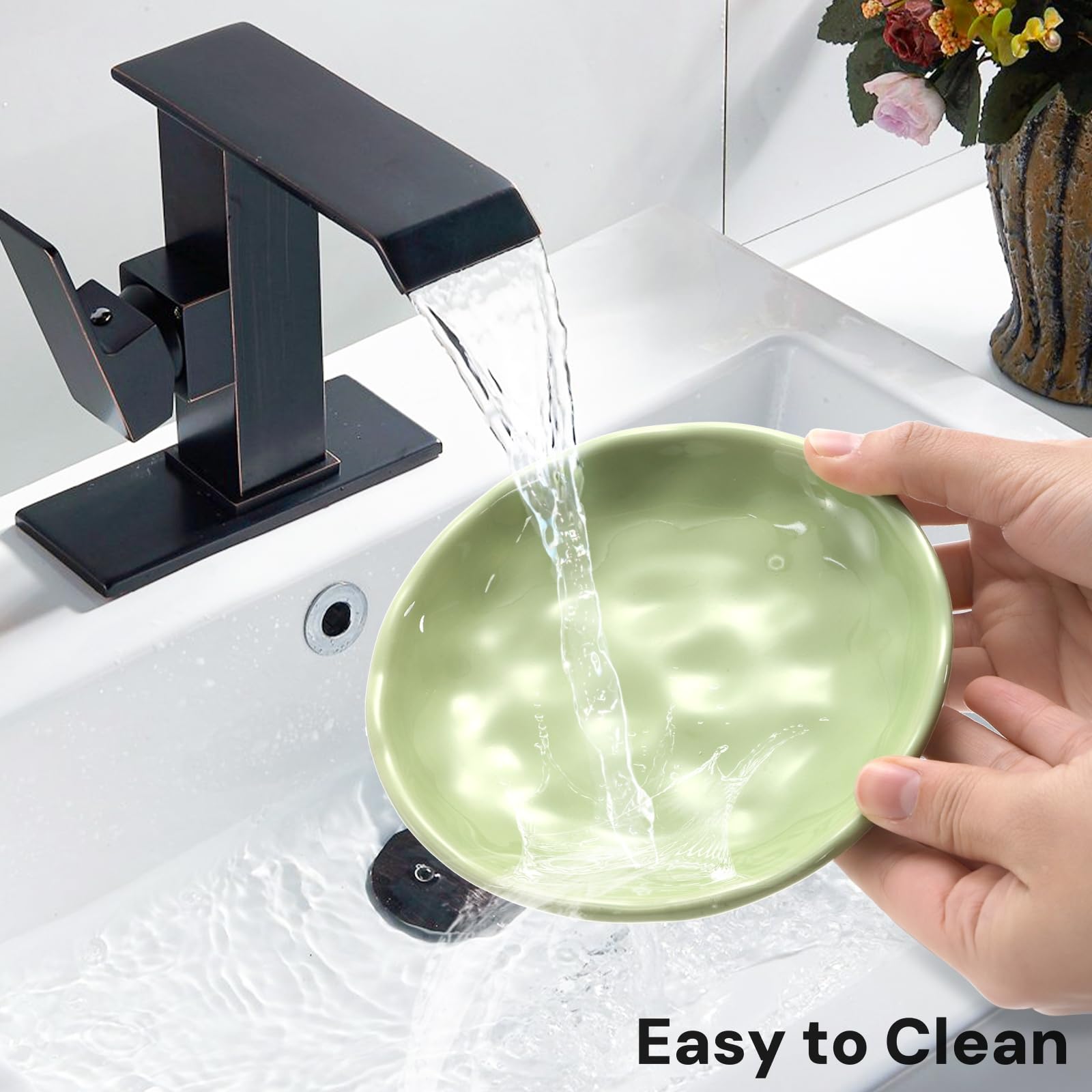 Gamelle YIMITEE anti-fatigue des moustaches avec rebord bas et silicone.