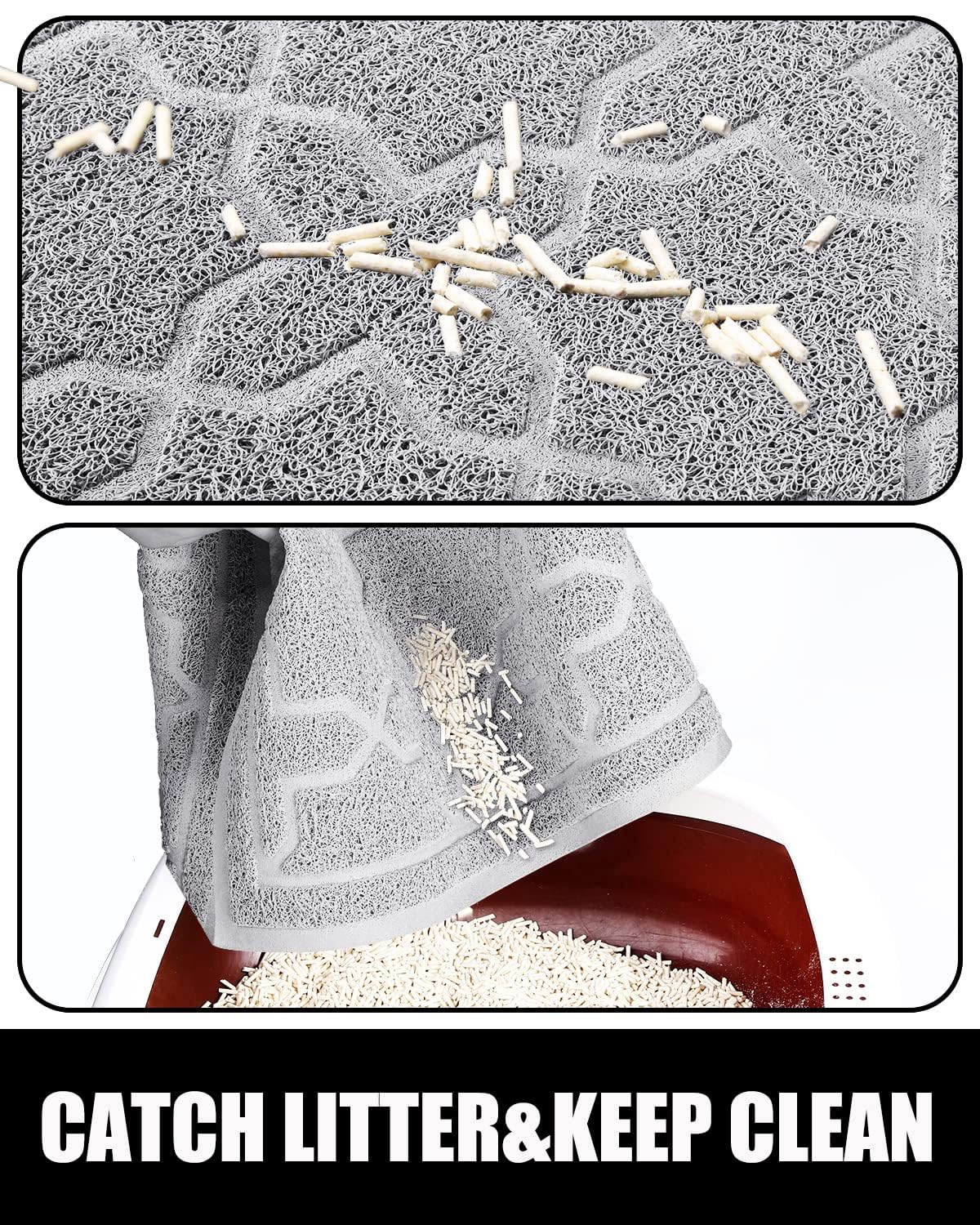 Base anti-dérapante et imperméable assurant stabilité et propreté