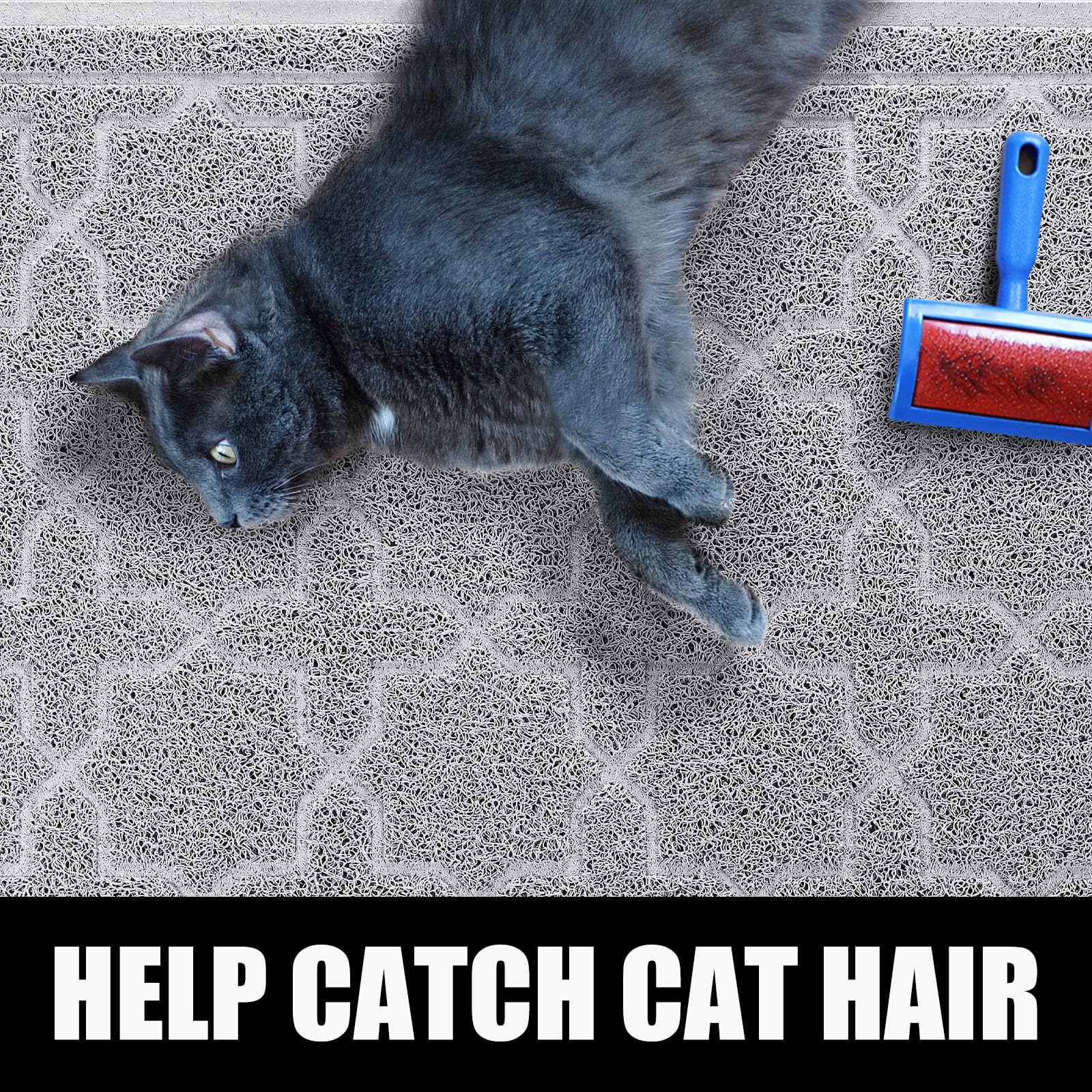 Matériaux doux et épais du tapis respectueux des pattes du chat