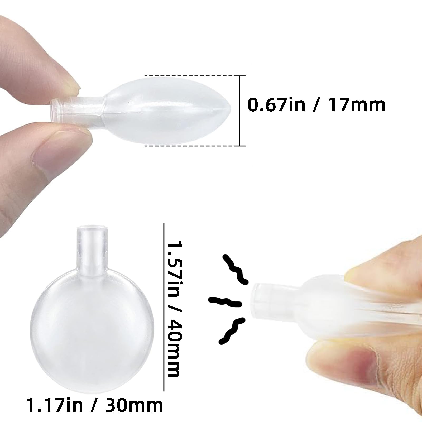 Sifflets de remplacement YINCL pour jouets chien, 30 mm, faciles à installer.