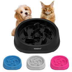 Bol lent anti-etouffement YINEYA pour chien, ralenti l'alimentation.