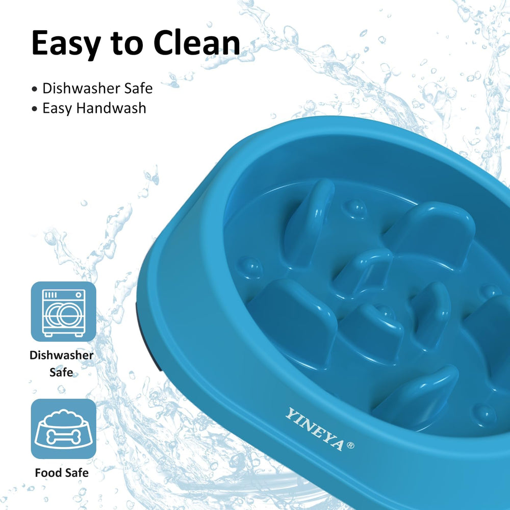 Bol lent YINEYA design élevé, parfait pour manger lentement.