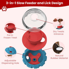 Mode glaces faites maison: friandises gelées pour chien.