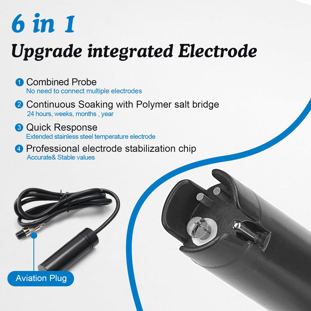 Accessoires YINMIK inclus, calibrage et nettoyage des électrodes.