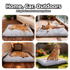 Lit chien lavable en machine pour un entretien pratique.