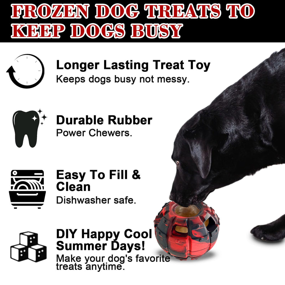 Friandises congelées Yipetor pour chien, divertissement prolongé et rafraîchissement.