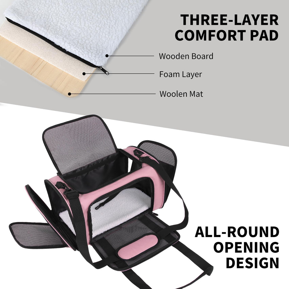 Porte-chat Yipincover avec ouvertures hautes et latérales, ventilation fiable.